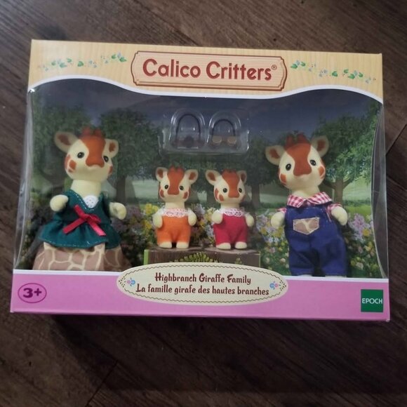 Calico Critter Families BUNDLE- Sheep, Goat, Penguin, Giraffe, Hedgehog - Picture 2 of 8